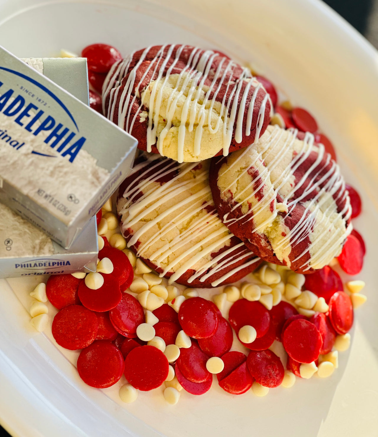 Kinfolks Red Velvet Cheesecake Cookies