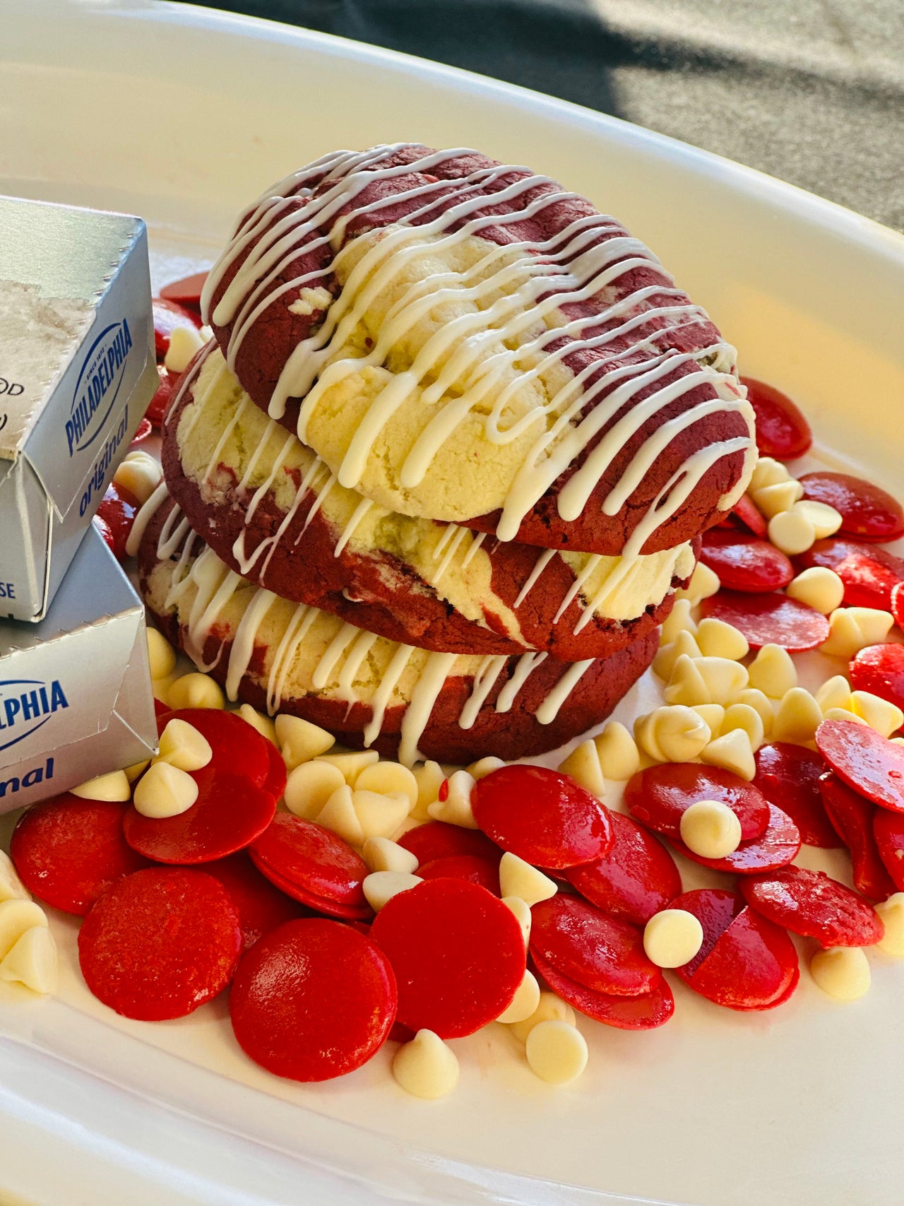 Kinfolks Red Velvet Cheesecake Cookies