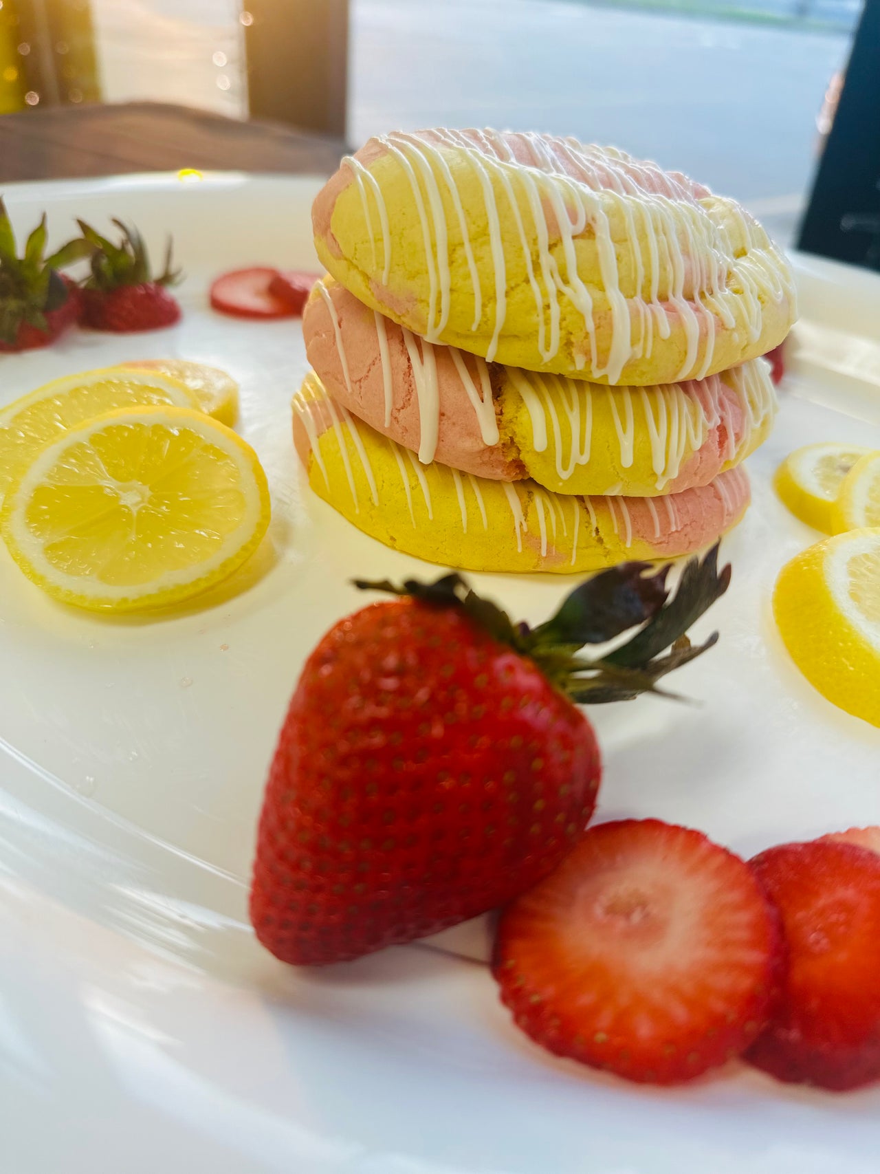 Kinfolks Strawberry Lemonade Cookies